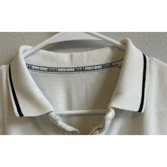 VTG Rolex Polo Shirt Mens L Rare Golf TP 52 Global Championship 2006 Retro Y2K - Picture 10 of 14